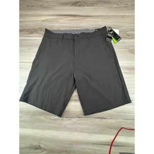 Burnside Mens Hybrid Land and Sea Shorts Black Performance Stretch Size 36 NWT